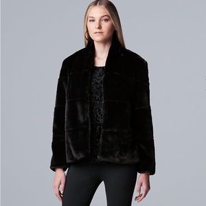 Simply Vera Vera Wang Faux-Fur Jacket